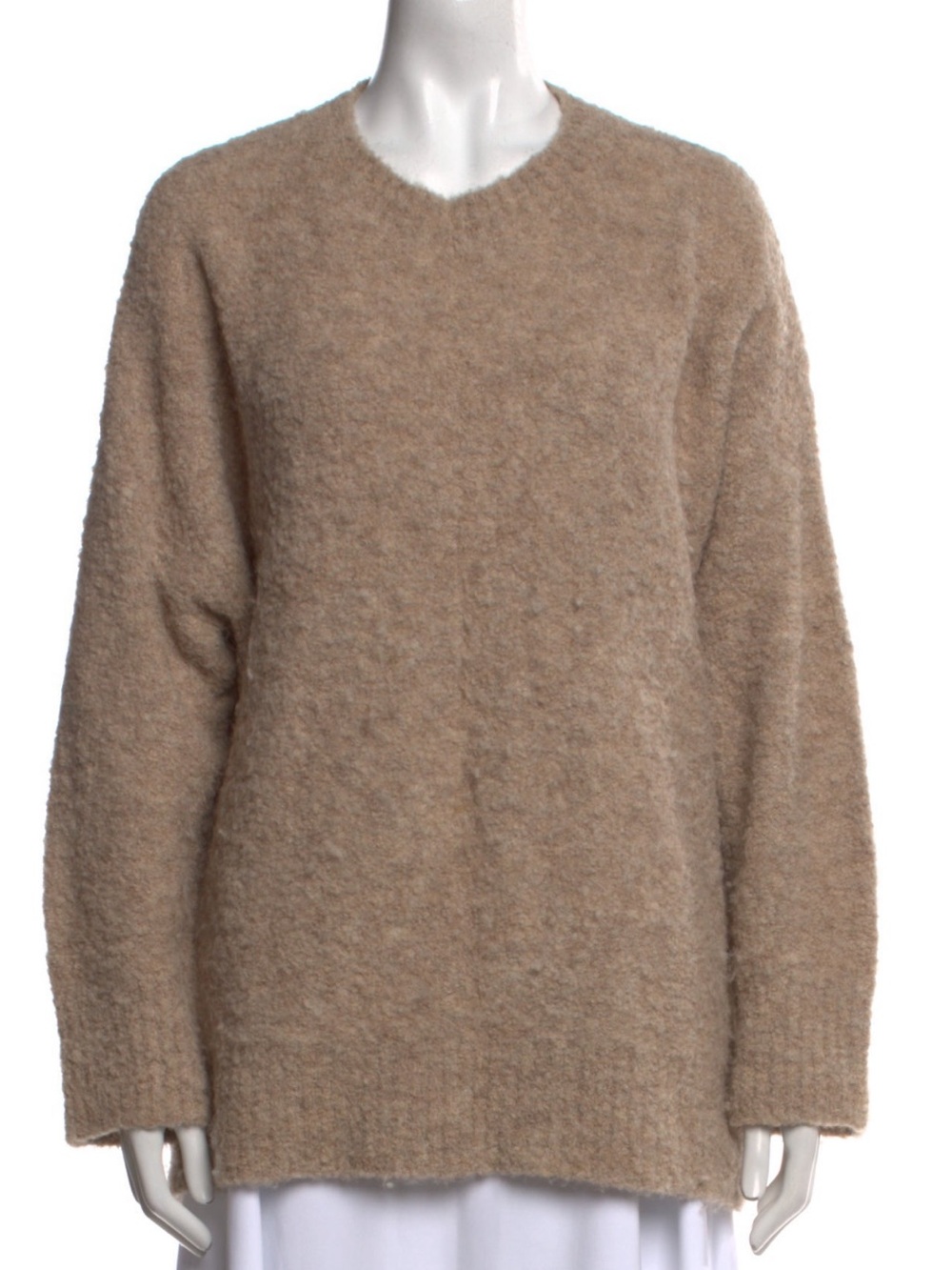 Jenni Kayne Creamy Tan alpaca Crewneck Sweater